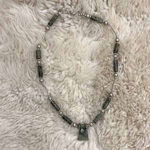Moss aquamarine jewelry Necklace